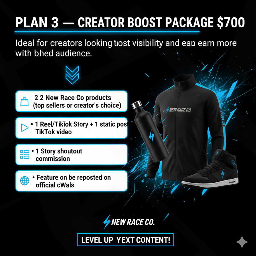 Creator Boost Package