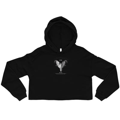Women Angelic New Race Crop Hoodie