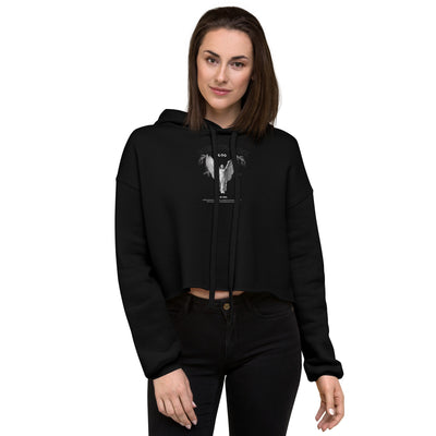 Women Angelic New Race Crop Hoodie