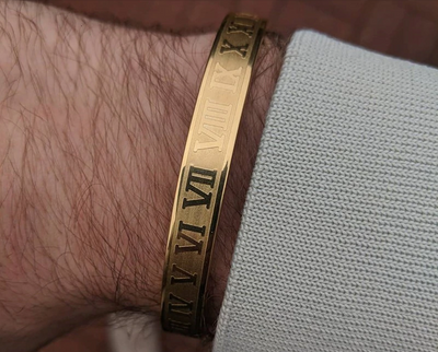 NewRace Roman Numeral Men's Bracelet